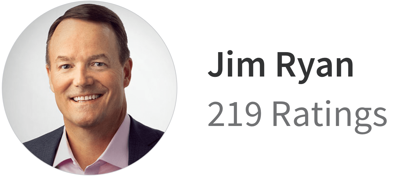 219 ratings for Jim Ryan on Glassdoor