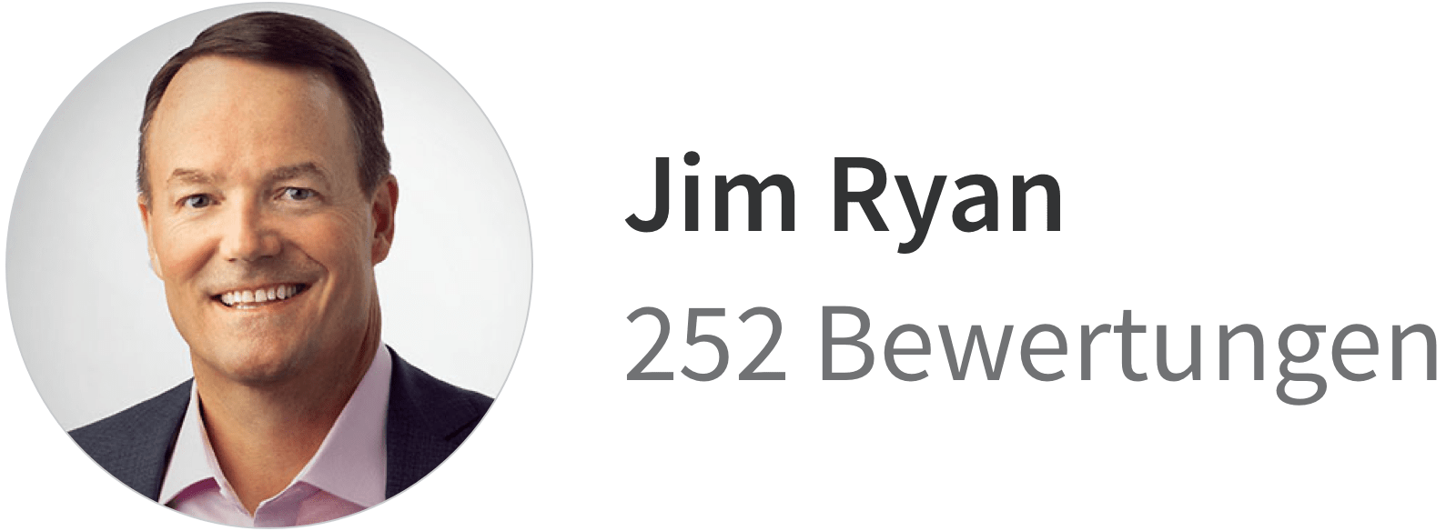 252 ratings for Jim Ryan on Glassdoor