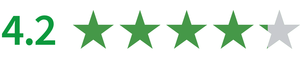 4.2 stars on Glassdoor