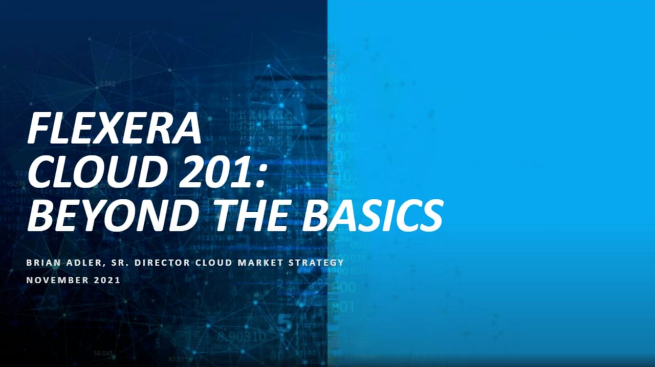 Cloud 201: Beyond the basics