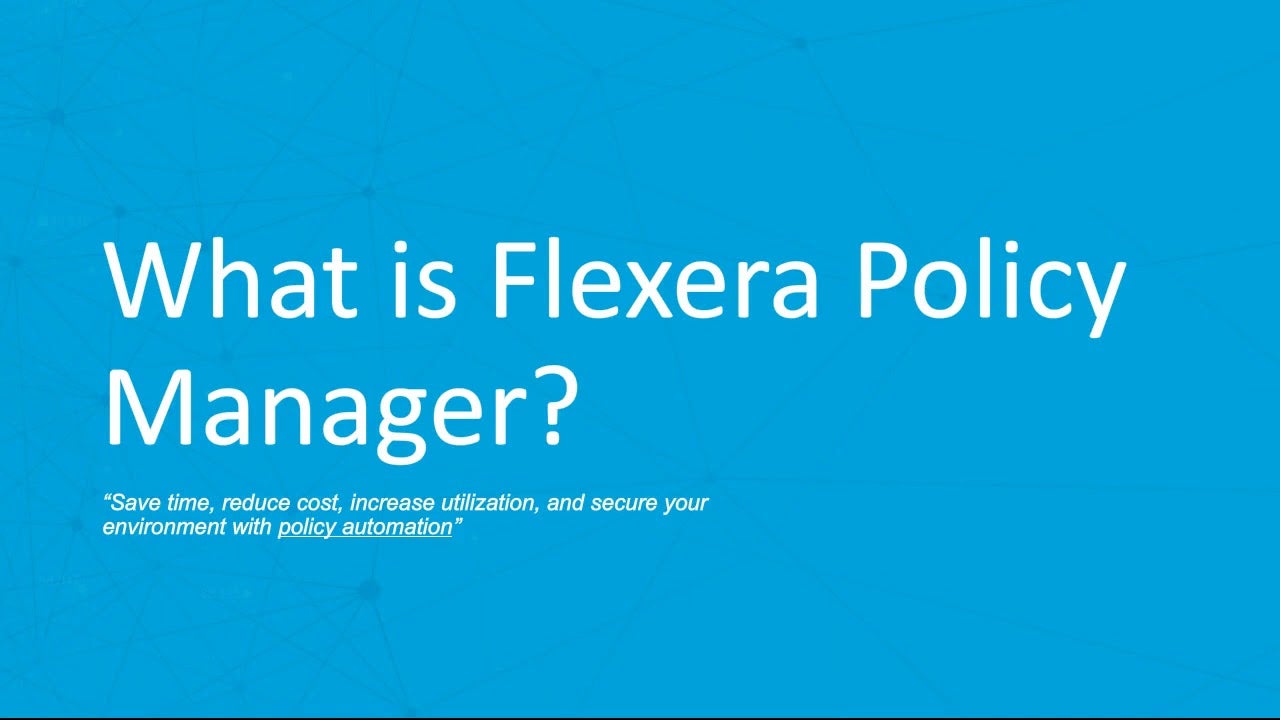 Introduction to using policies to control risk and spend