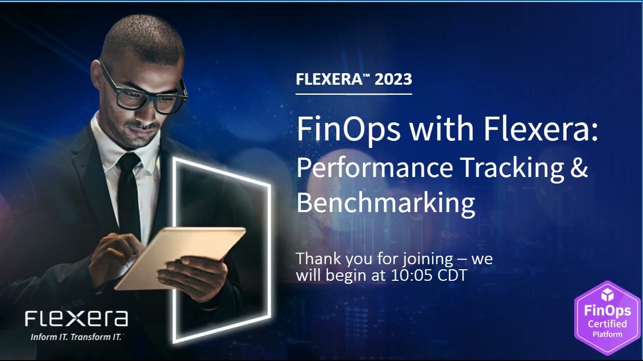 FinOps with Flexera: Setting a plan through tracking and benchmarking