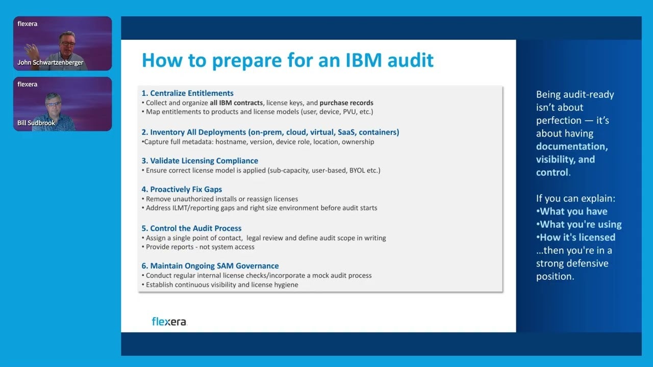 Conquering IBM audit readiness: Real-world strategies to eliminate audit anxiety